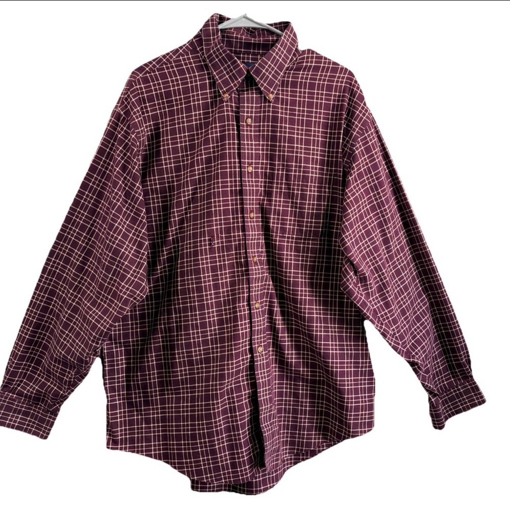 Brooks Brothers Button Down Shirt Spring Casual‎ Workwear XL Preppy